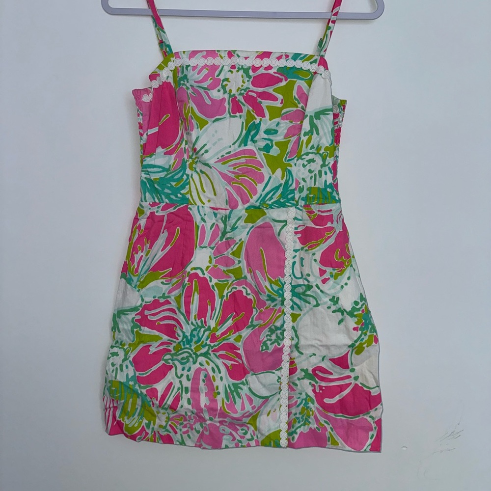 Lilly Pulitzer Pink and Green Dress
